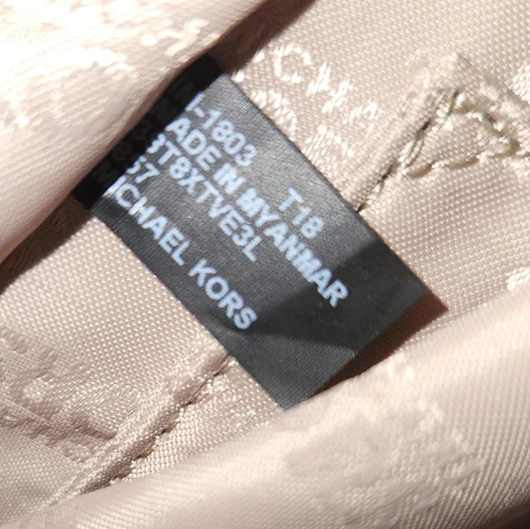 MICHAEL KORS Jet Set Travel Leather Ballet Blush LG Chain Shoulder Tote Bag - Picture 8 of 9